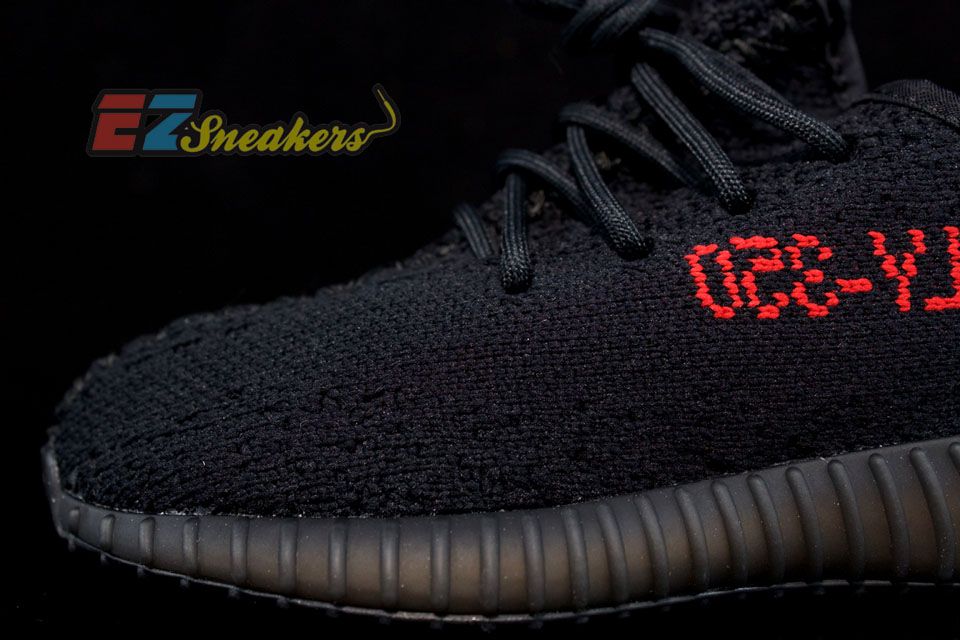 Adidas yeezy 350 V 2 bred core black red (infants)